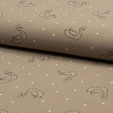 Cygnes beige foncé