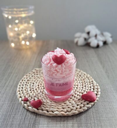 Bougie gourmande parfumée thème amour – Image 3