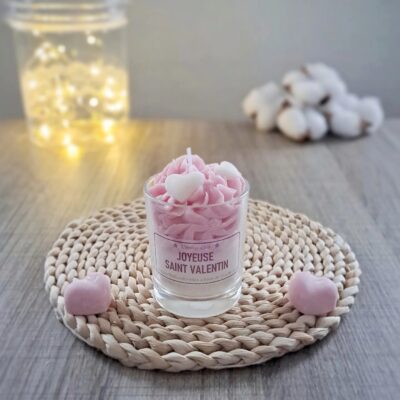 Bougie gourmande et brûleur thème amour – Image 5